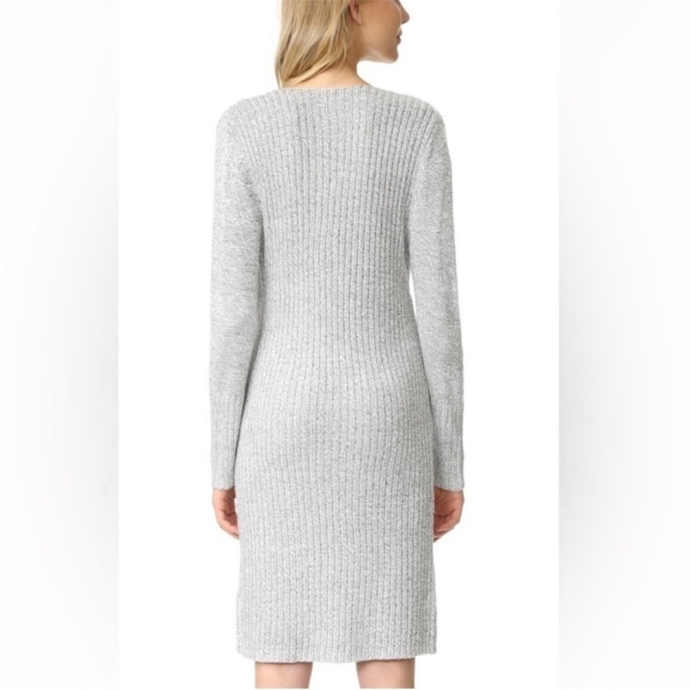 C/MEO Collective Make a Move Ribbed Gray Dress - Picture 3 of 10